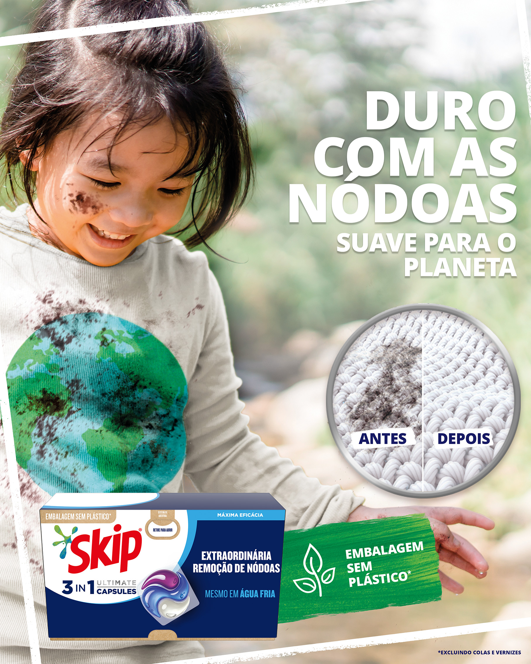 Skip Active Clean, imagem de herói